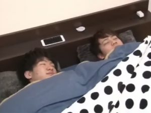 【ゲイ動画】同じベッドで眠っていた可愛い系の男2人がアナルセックスで愛を深めることになる！